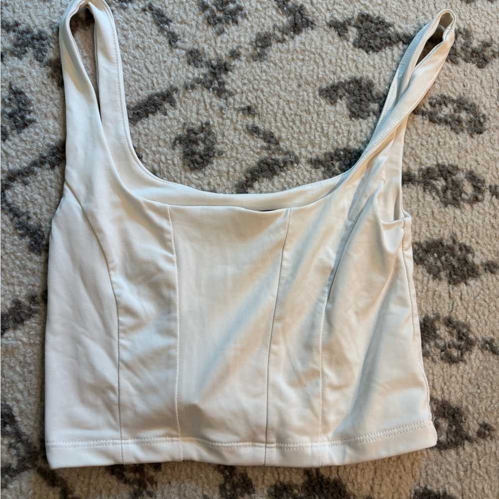 Forever 22 going out white tank